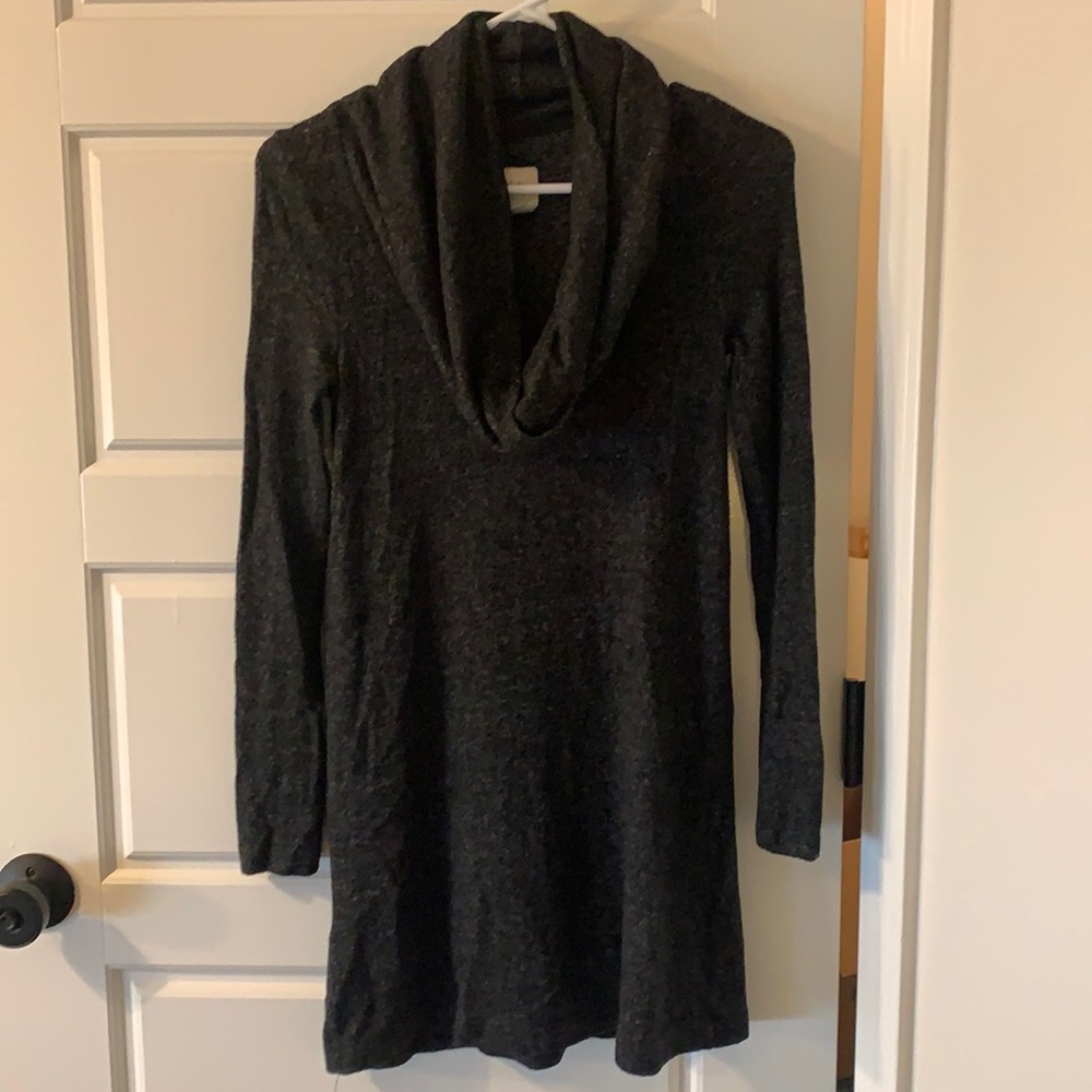 Anthropologie cowl neck sweater dress